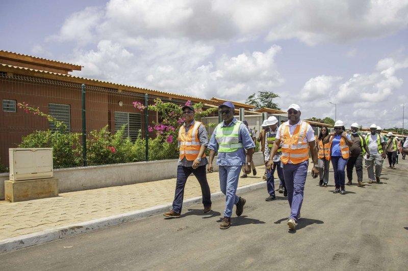 Tournée de chantiers du Ministre du Cadre de Vie et des Transports